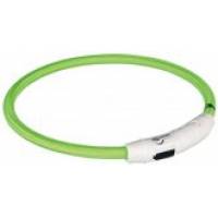 Svítící kroužek USB na krk M-L 45 cm (zelená)